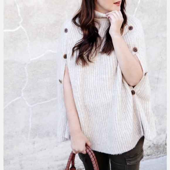 J. crew sweater cape - Picture 2 of 6